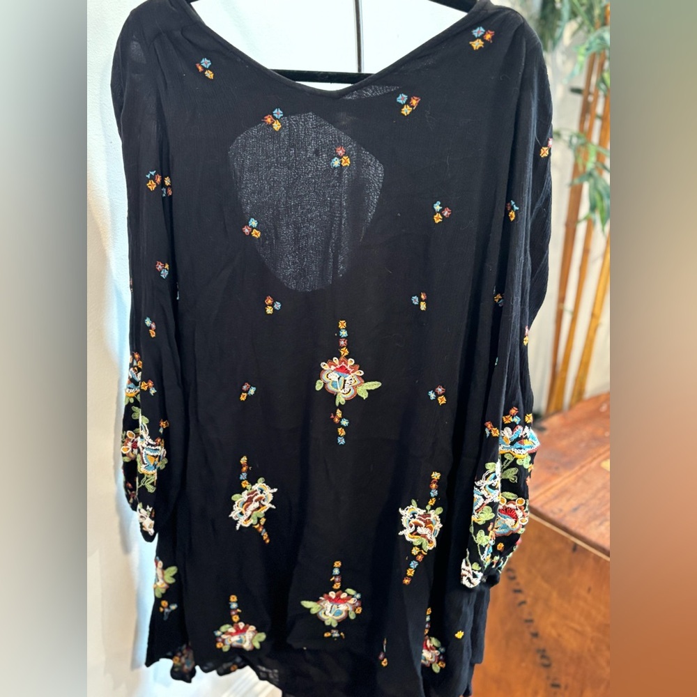 Free People Black Boho Dress